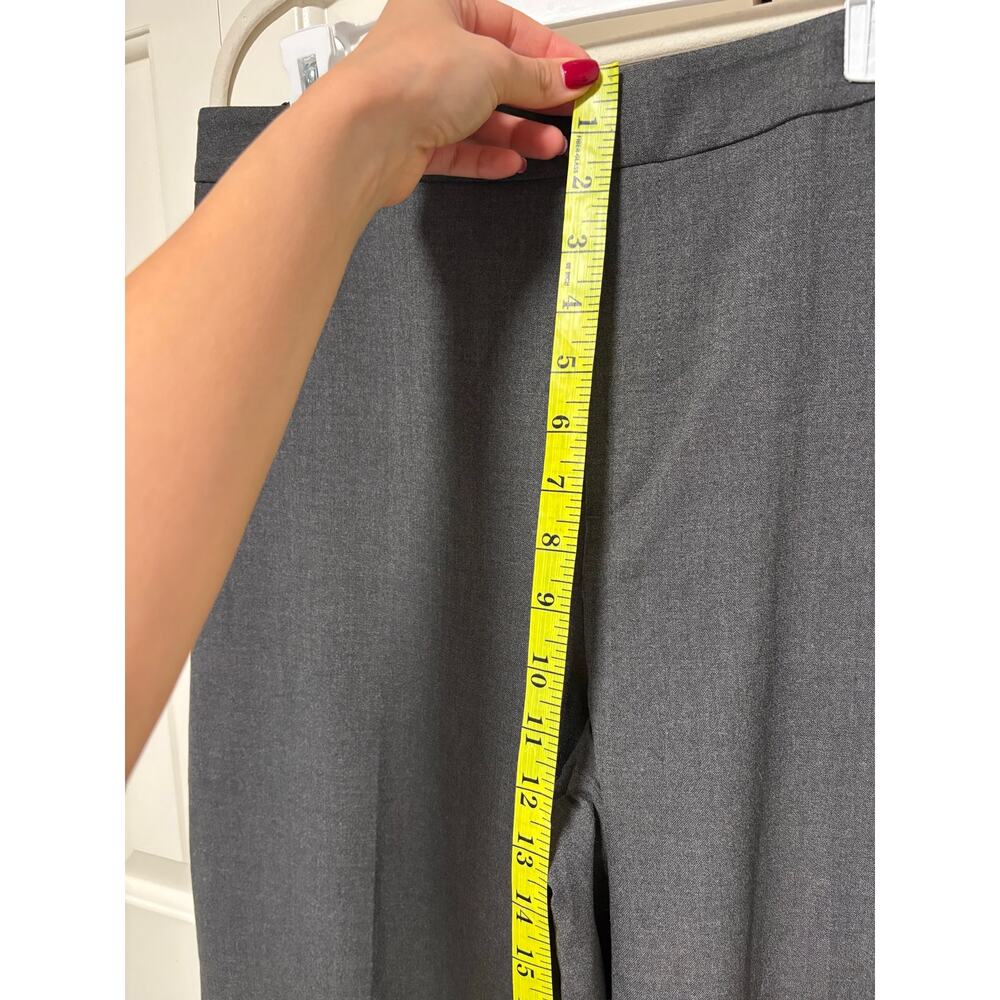 Banana Republic Hayden Gray Wide Leg Pants Size 14 - Picture 9 of 9